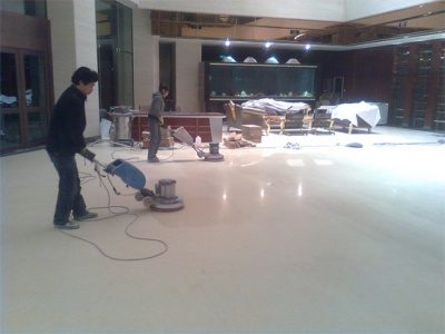 地面清洗打蠟案例